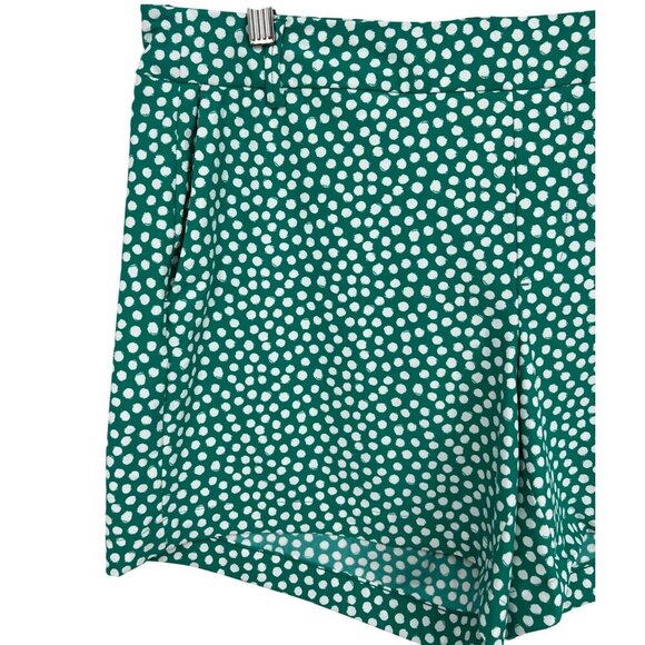 Spanx Polka Dot Kelly Green Sunshine Shorts 6" Size XL Extra Large Women New - Picture 3 of 8